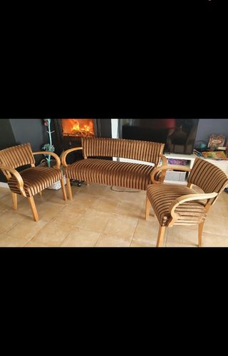 Muebles antigüedad sofá y dos sillones