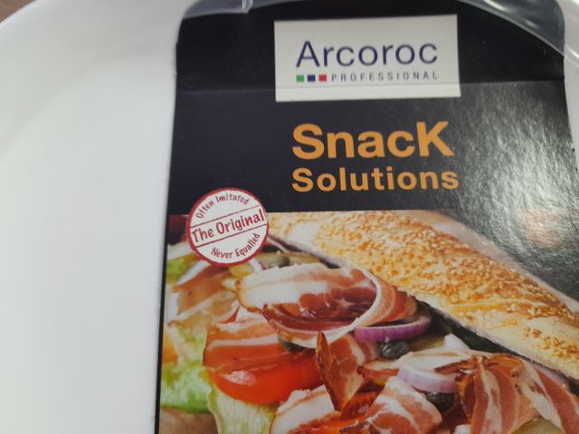 Set 12 pz. Piatti Arcoroc snack bar