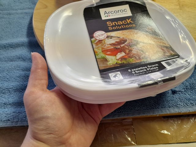 Set 12 pz. Piatti Arcoroc snack bar