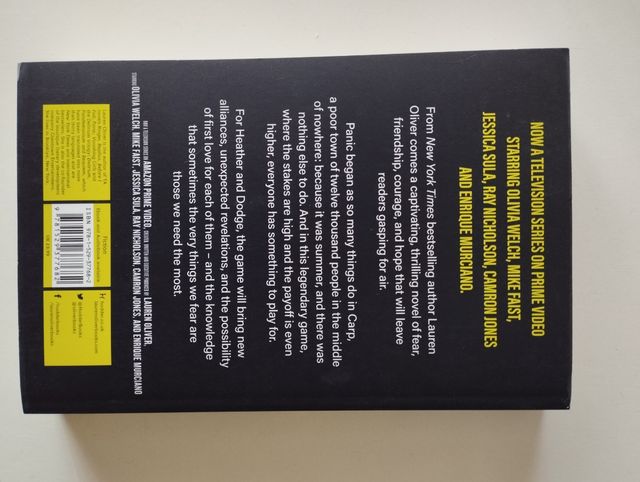 Libro 'Panic' de Lauren Oliver.