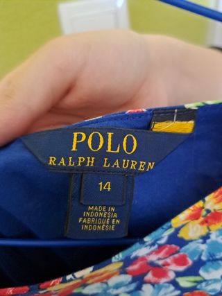 Vestido niña fiesta. Comunión. Ralph Lauren.