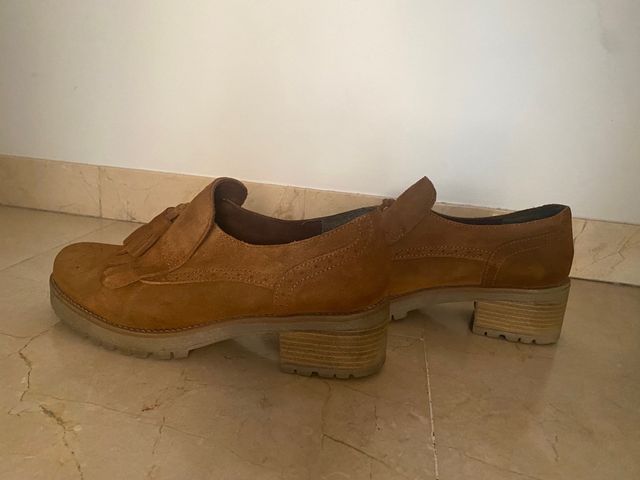 Mocasin marrón de ante