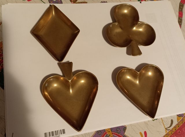 Ceniceros decorativos bronce