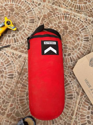 Saco boxeo + guantes