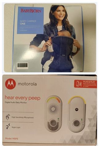 Lote mochila y vigila bebé