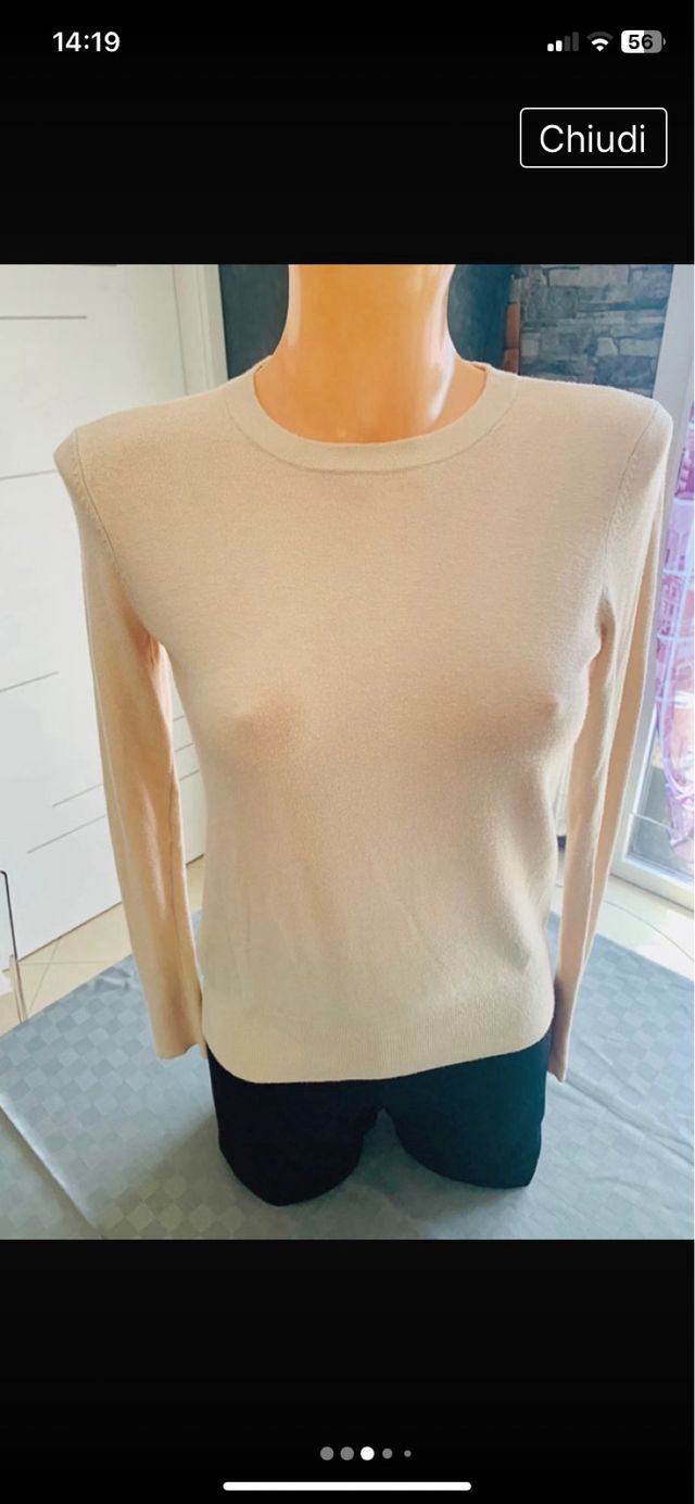 2 maglie ZARA manica lunga taglia S