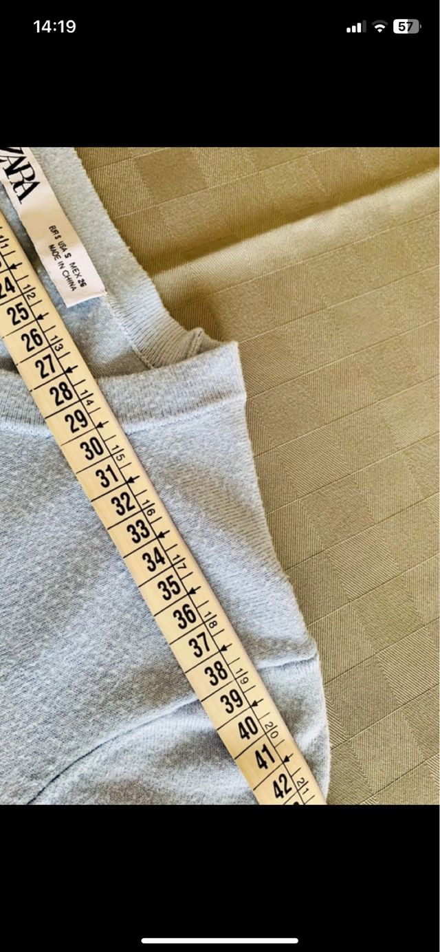 2 maglie ZARA manica lunga taglia S