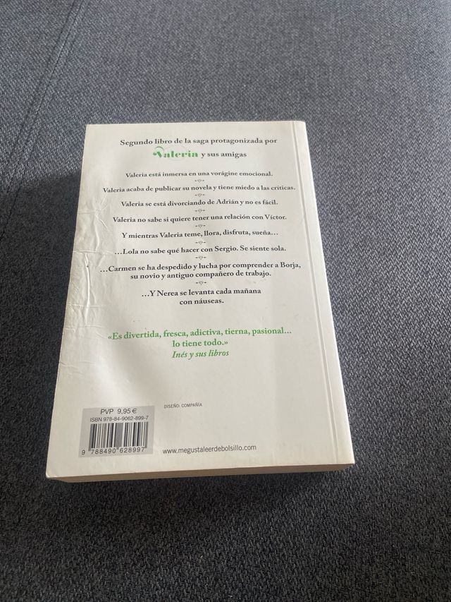 Libro valeria en el espejo