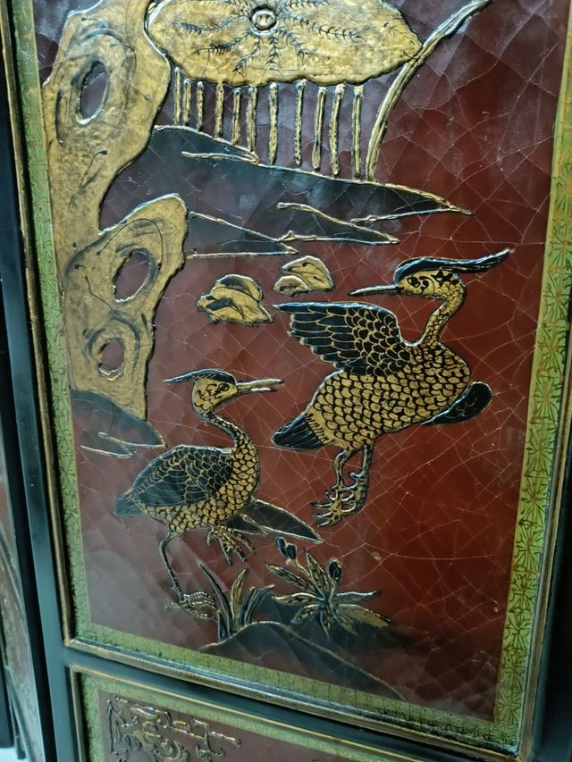 Biombo oriental chino