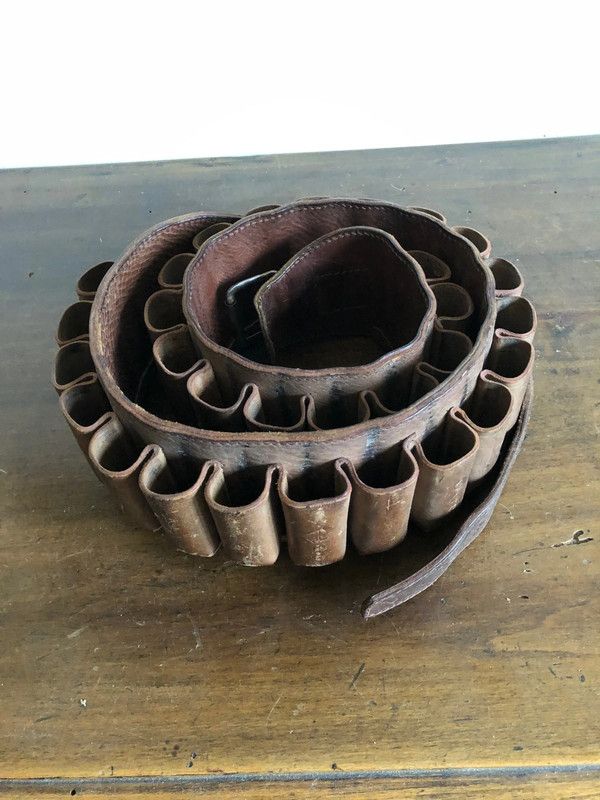 Cintura Cartucciera in cuoio Vintage B