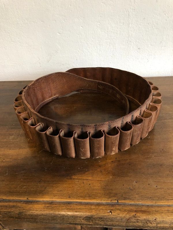 Cintura Cartucciera in cuoio Vintage B