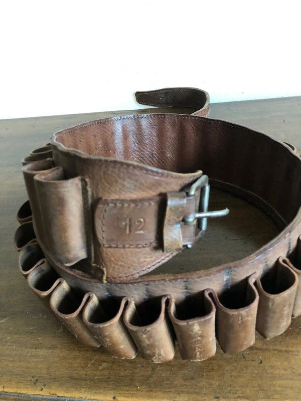 Cintura Cartucciera in cuoio Vintage B