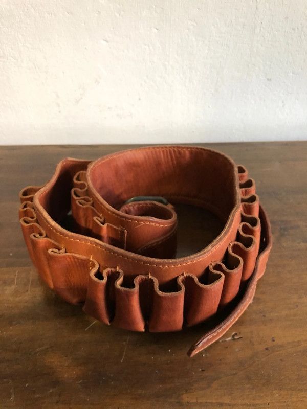 Cintura Cartucciera in cuoio Vintage C