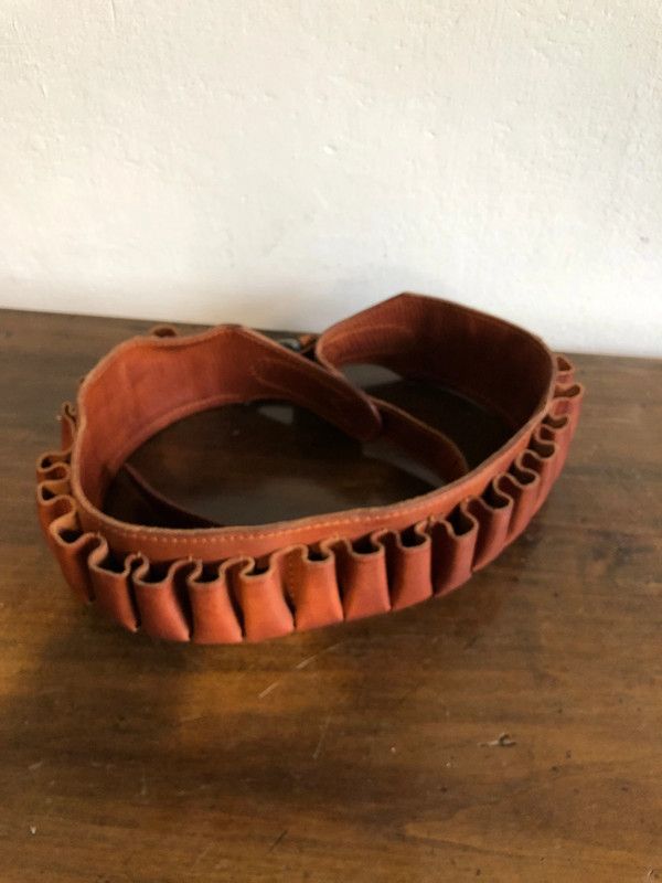 Cintura Cartucciera in cuoio Vintage C