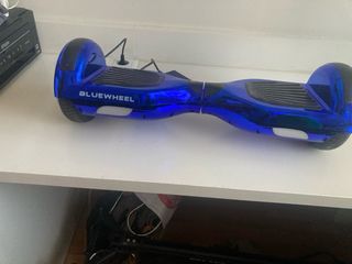 Patin electrico hoverboard blue wheel
