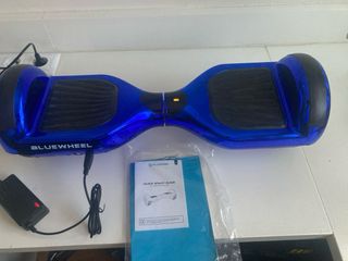 Patin electrico hoverboard blue wheel