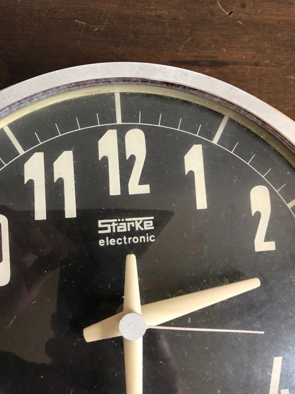 Orologio da muro Vintage Starke Electronic anni 60