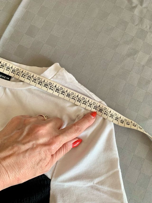 Maglia maniche corte nero - bianca taglia S