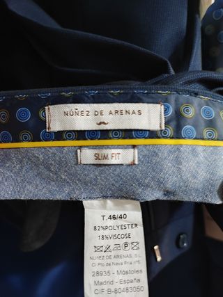 Traje de caballero 