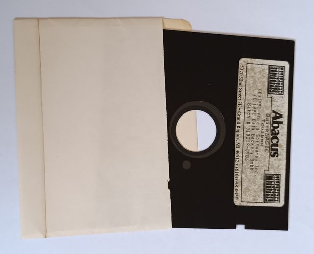 Vintage floppy disk 5,25"