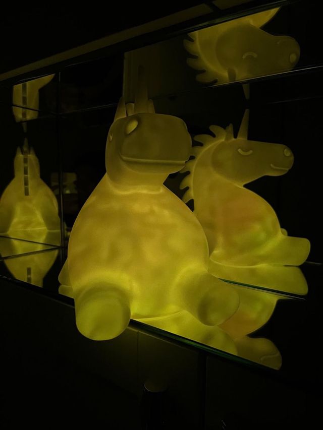 Lampada bimbo unicorno