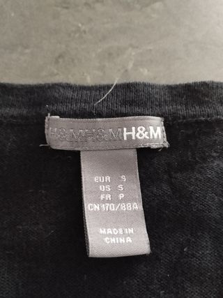 Cardigan nero H&M taglia S