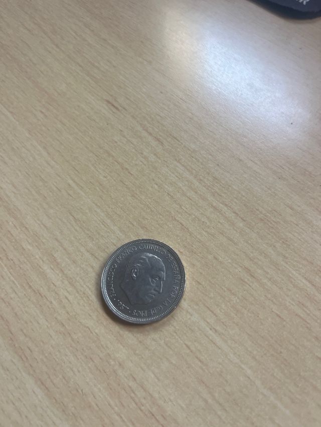 Moneda 50 pesetas año 1957