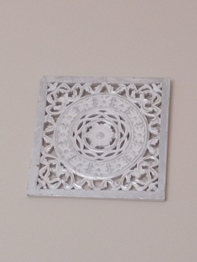 Cuadros adornos plateados 