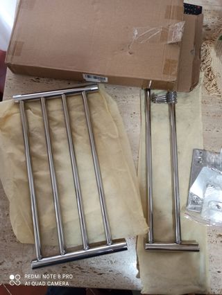 Porta spazzolino più porta asciugamani