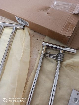 Porta spazzolino più porta asciugamani