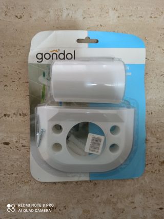 Porta spazzolino più porta asciugamani