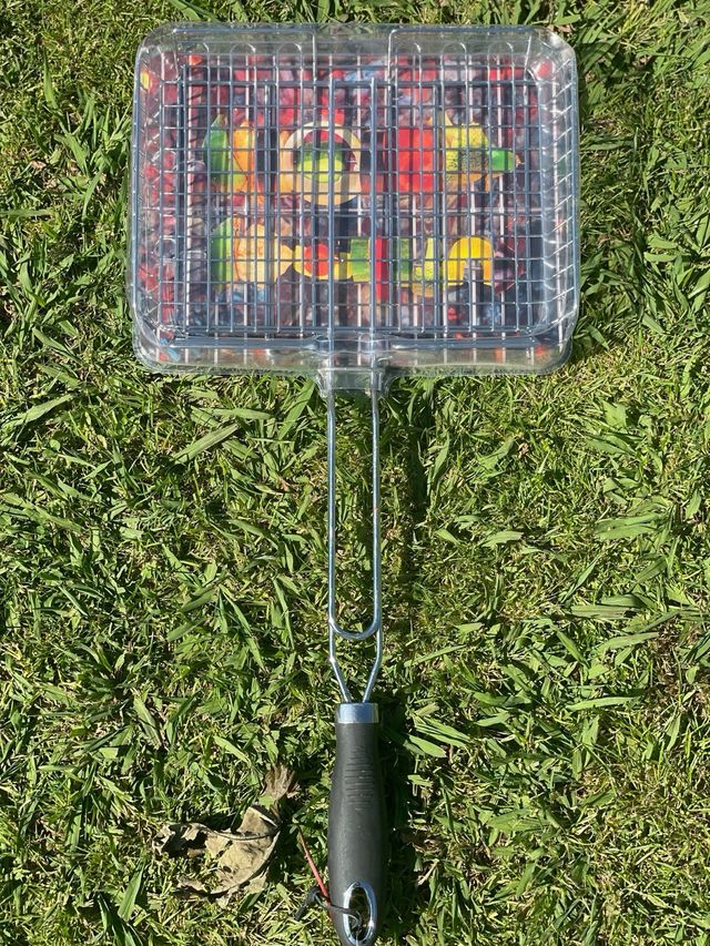 Parrilla de verduras para barbacoa