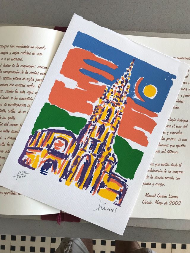 Grabado original Manuel Garcia Linares