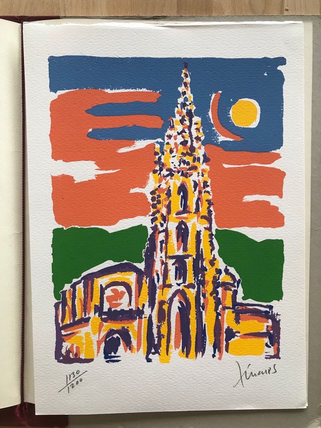 Grabado original Manuel Garcia Linares