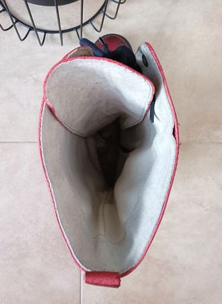 Botas rockera altas de piel seminuevas