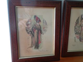 Quadretti con cornice legno