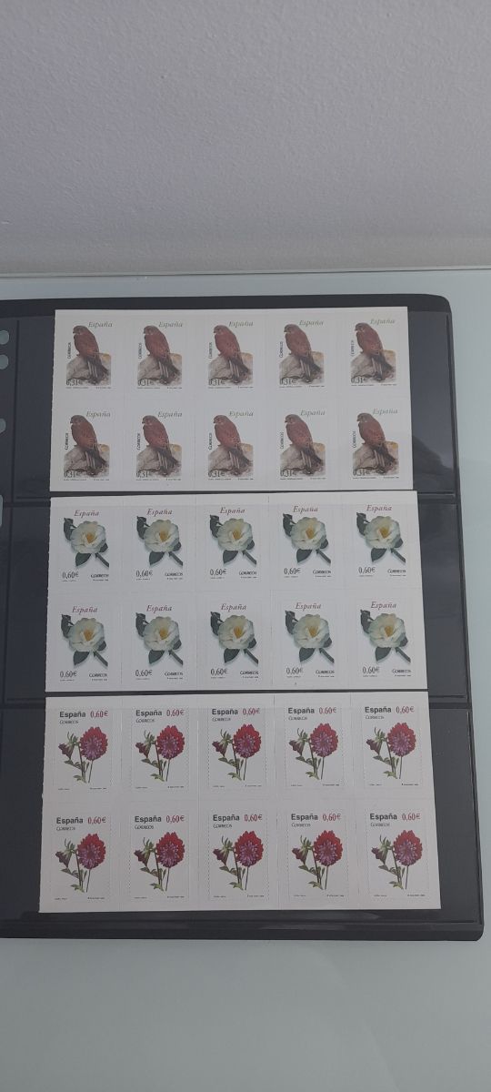 Hojas carnets flora y fauna