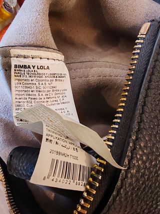 Bolso de piel bimba y lola con guarda bolso