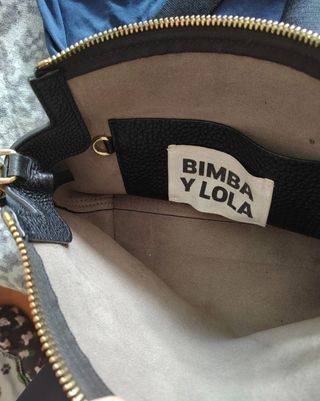 Bolso de piel bimba y lola con guarda bolso