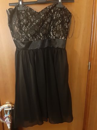 vestido graduacion fiesta talla l encaje