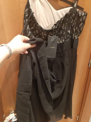 vestido graduacion fiesta talla l encaje