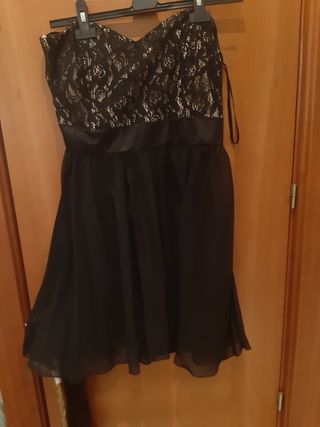 vestido graduacion fiesta talla l encaje