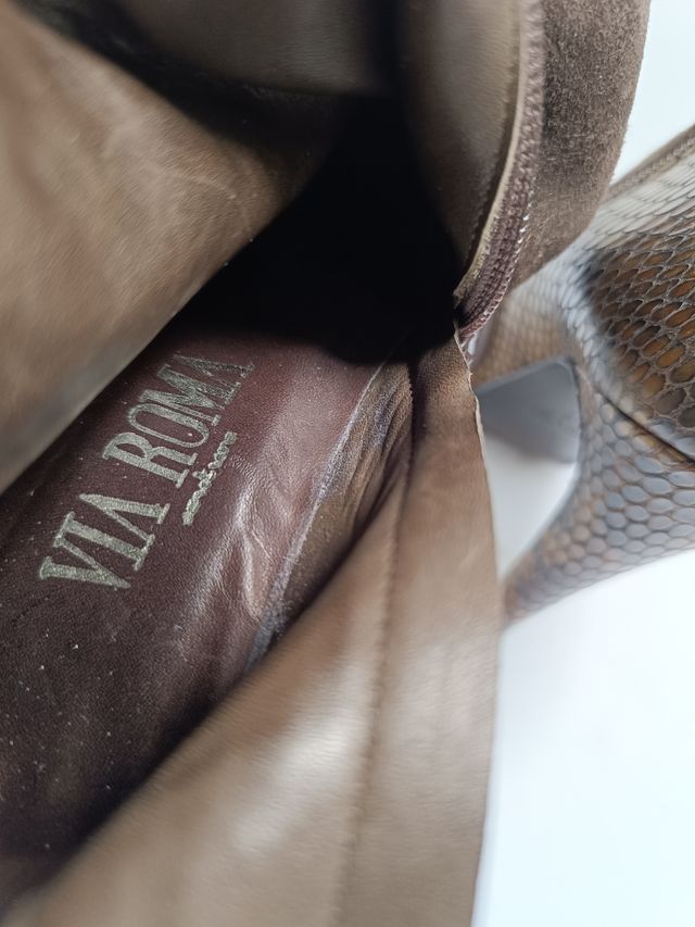 Scarpe donna Via Roma in cuoio