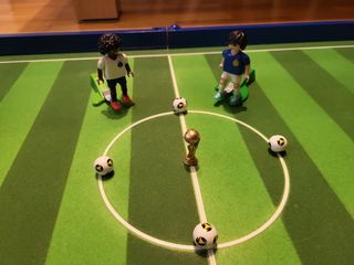 Futbolín Playmobil