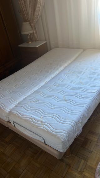 Cama eléctrica matrimonio