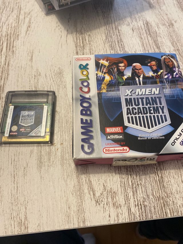 Xmen mutant cademy game boy