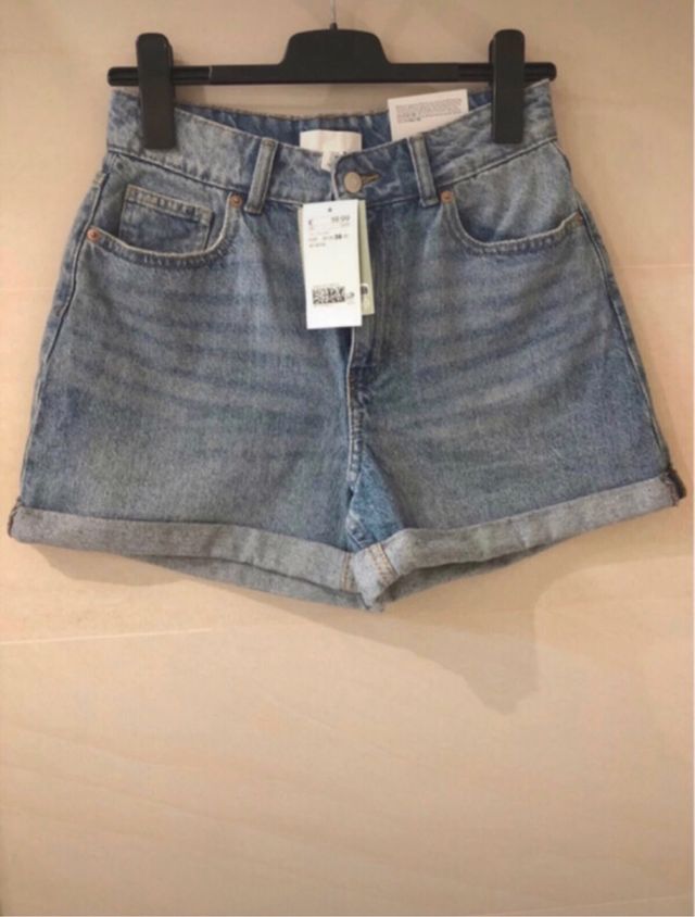 Pantalon corto vaquero de H&M
