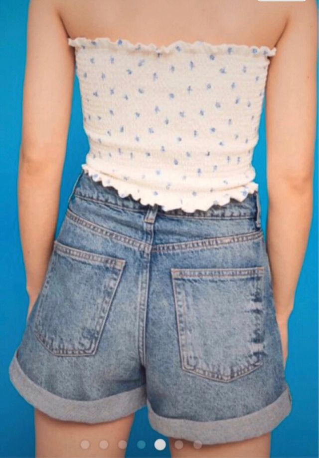 Pantalon corto vaquero de H&M