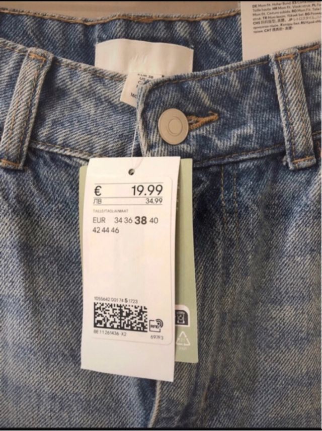 Pantalon corto vaquero de H&M