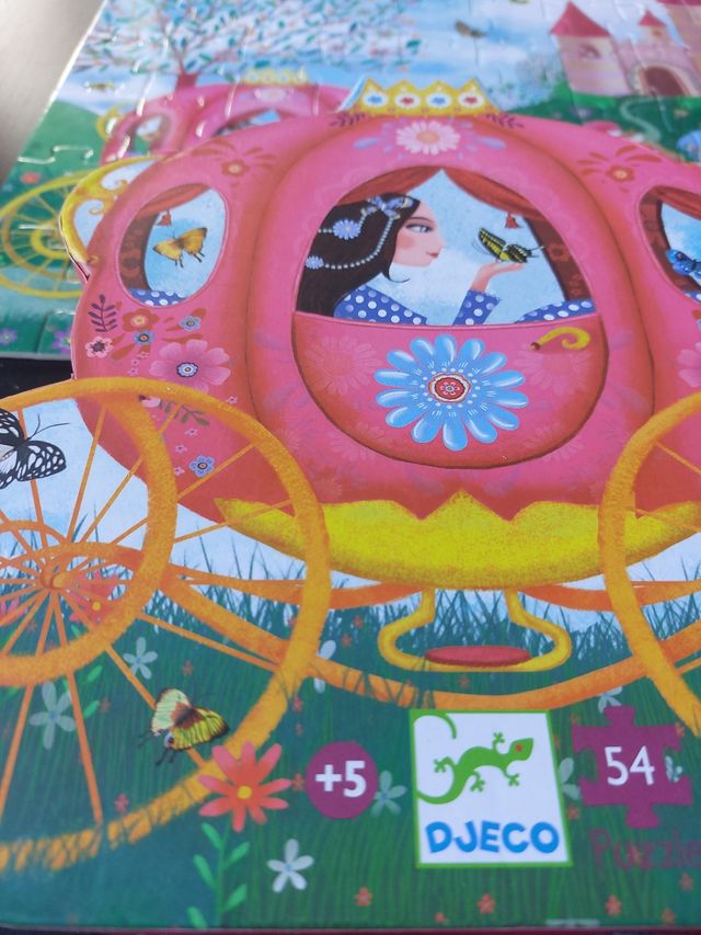 Puzzle djeco. Elise's carriage